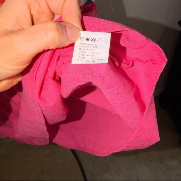 NWT - Pink Embroidered Blouse - Picture 4 of 5